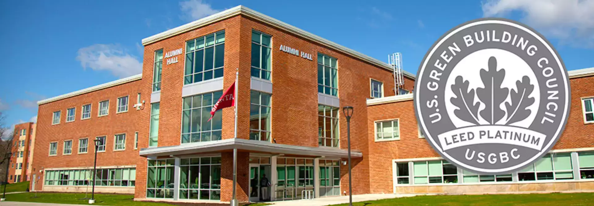 Alumni Hall Awarded Highest Green Building Rating 