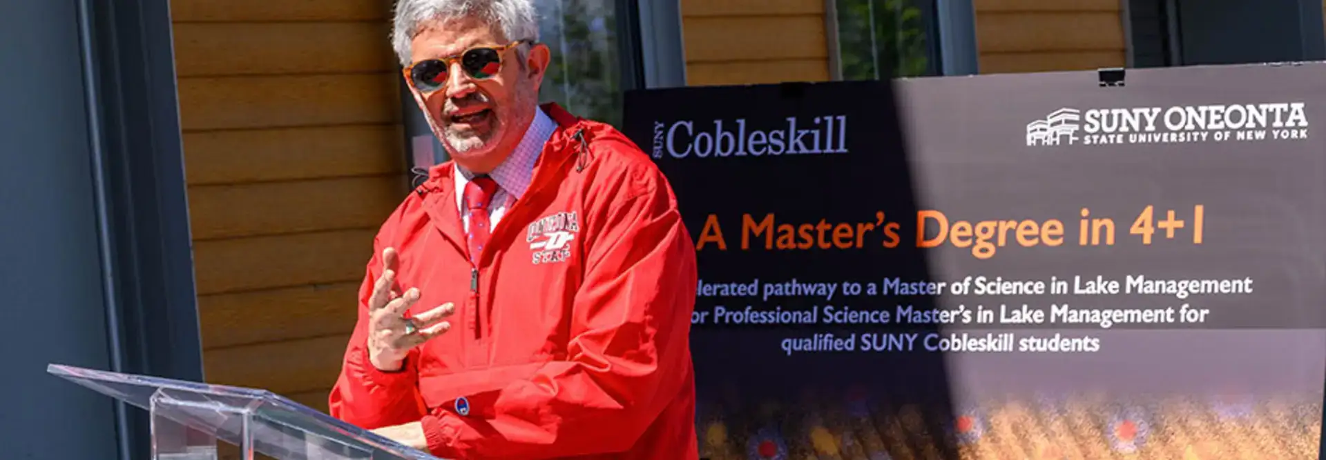 SUNY Oneonta, Cobleskill Launch 4+1 BS-MS Partnership