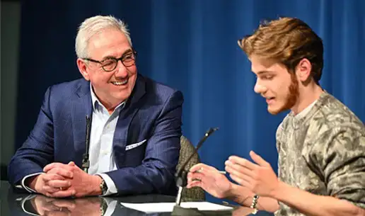 Sal Pal Visit with WIRE-TV