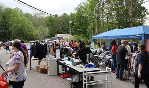Move out program 2026 residents select items from ReUse center