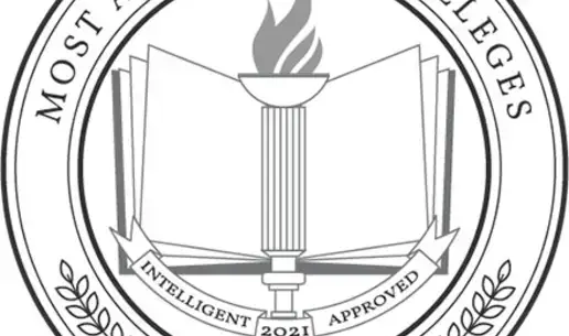 Most Affordable Colleges circular graphic