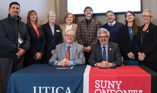 Nursing Student Pathway with Utica University Group Photo