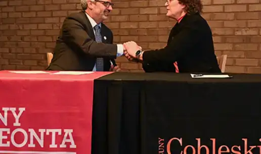 President of SUNY Oneonta and President of SUNY Cobleskill