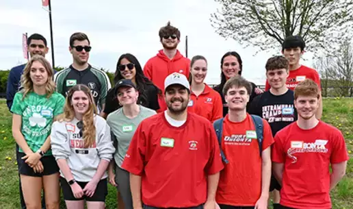 Students Volunteer at Spring EDD Adaptive Sports Events