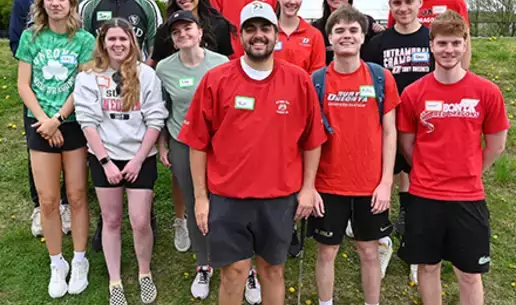 Students Volunteer at Spring EDD Adaptive Sports