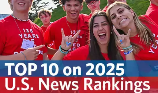 University in Top 10 on 2025 U.S. News Rankings
