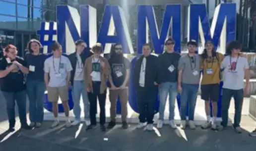 Oneonta Students Tour NAMM