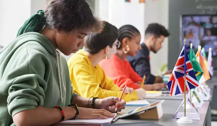 Row Flags and Multicultural Students in a International Studies Class