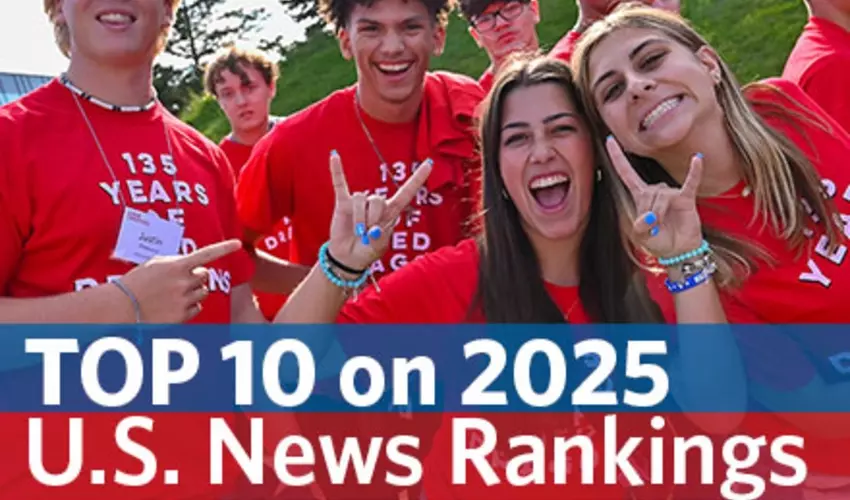 University in Top 10 on 2025 U.S. News Rankings