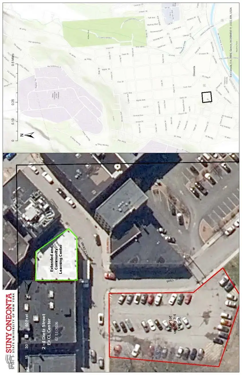 Main Campus Excl Center Dietz Street Aerial View.