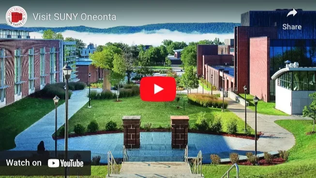 View the 'Visit SUNY Oneonta' video on YouTube