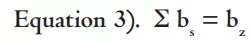 Equation 3 sigma b equals b