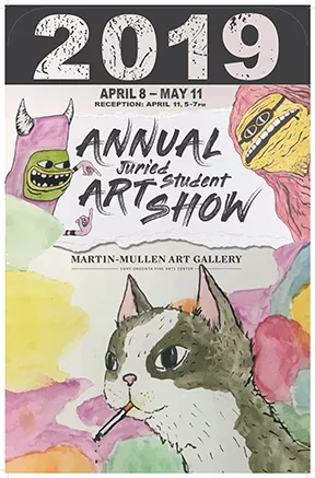 Annual Student Show poster 2019