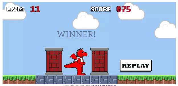 Winner Replay Screen