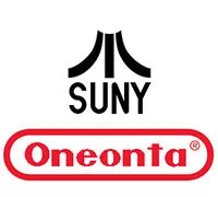 SUNY Oneonta Logo in Atari and Nintendo font