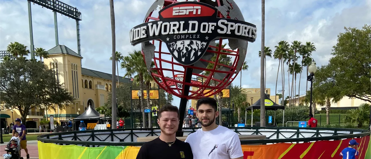 Sport Management students visit ESPN Wide World of Sports Complex after working at Pro Bowl 2020