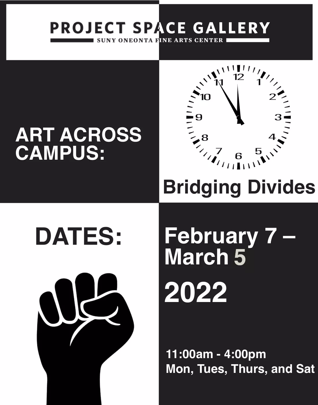 Art Across Campus: Bridging Divides Graphic