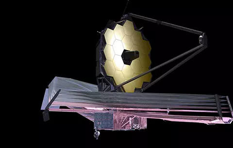 Image of the James Webb Space Telescope
