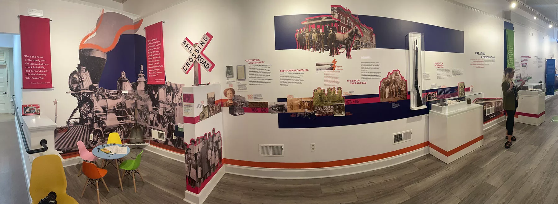 Panorama of Inside Historical Society Building