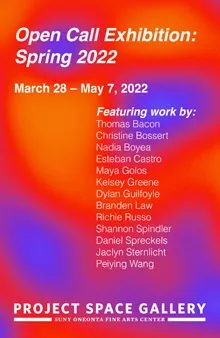 Open Call Exhibition: Spring 2022 Poster