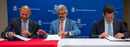 Bassett CARES Partnership signing