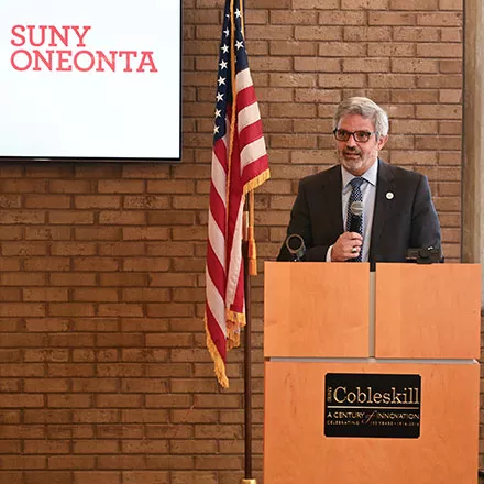 Dr. Alberto Cardelle, President of SUNY Oneonta