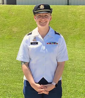 Taylor Baum in Uniform