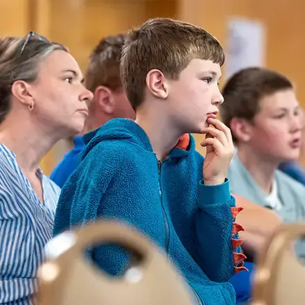 Symposium audience members