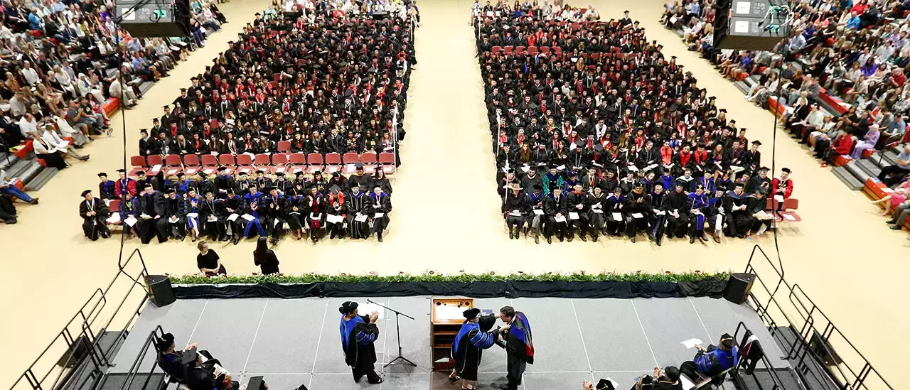 Photo of commencement ceremony