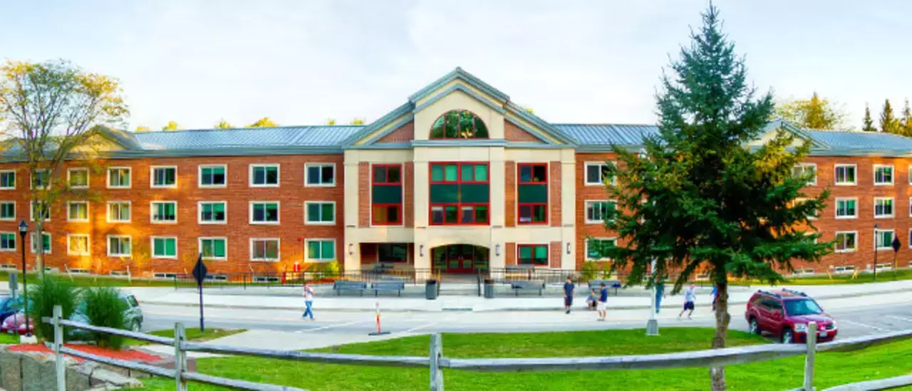 Front of Tobey Hall.