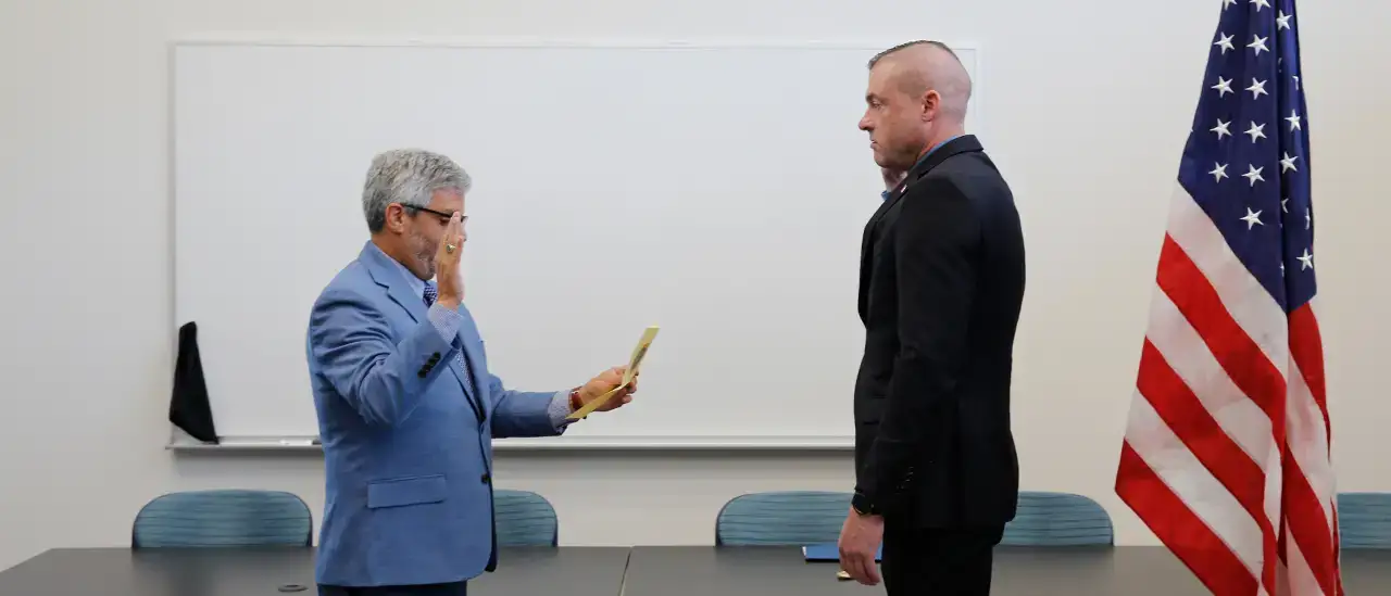 Police Chief Swearing-In Ceremony