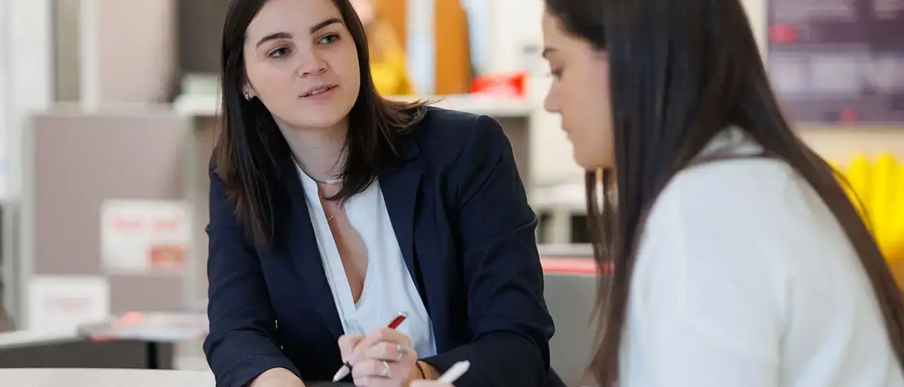 Career Counselor with Student