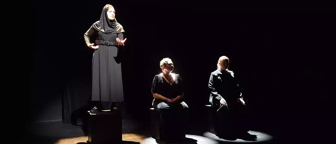 Production photo from Nordost at SUNY Oneonta, performed 2022
