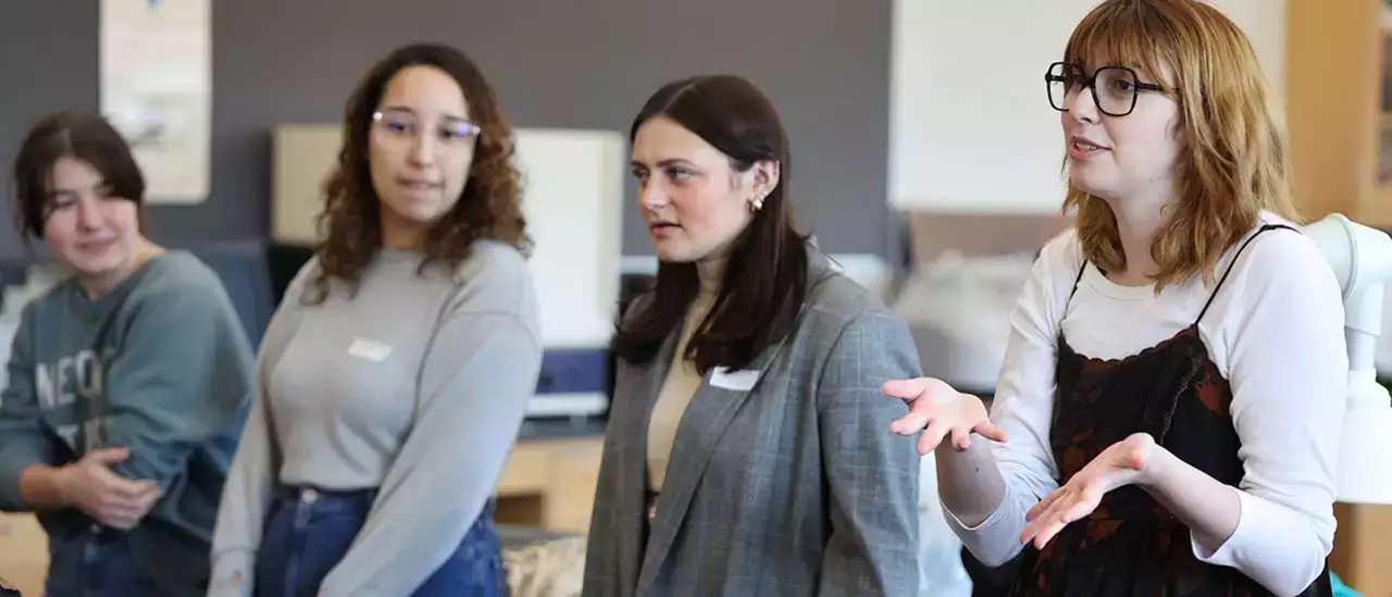 College in High School Students Visit Campus