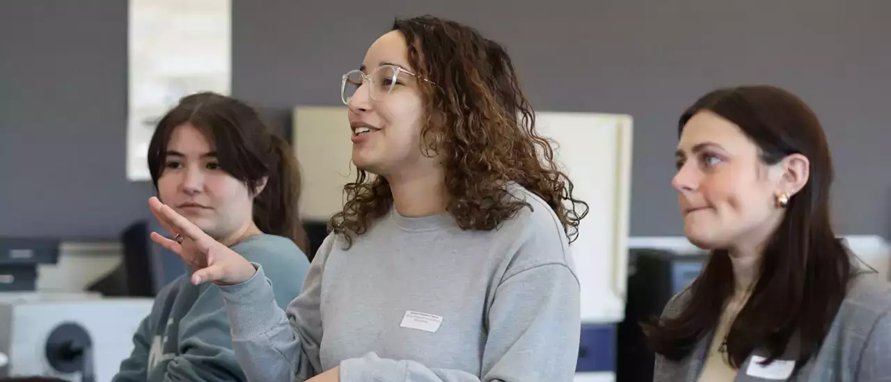 College in High School Students Visit Campus