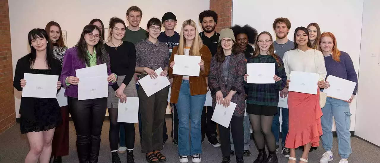 Winners 2023 Annual Juried Student Art Show Reception