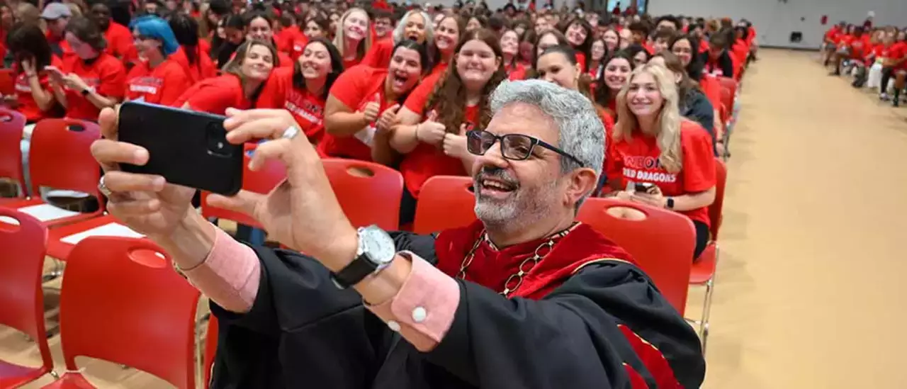2023 Convocation President Cardelle Selfie