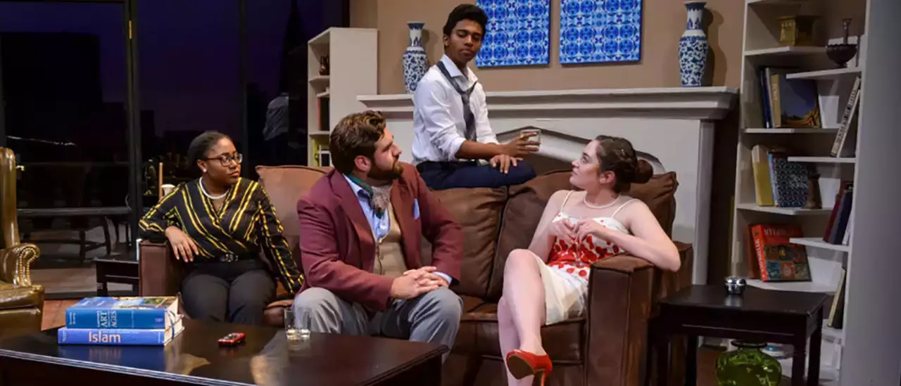 Photo from production of Disgraced 2019