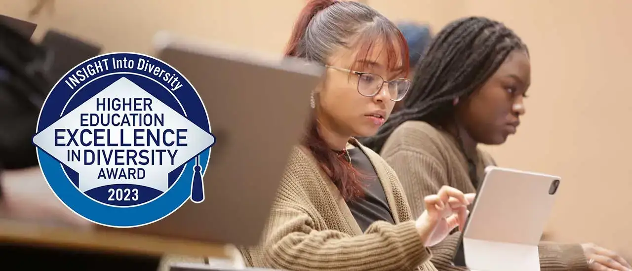 Students in IRC lecture hall 