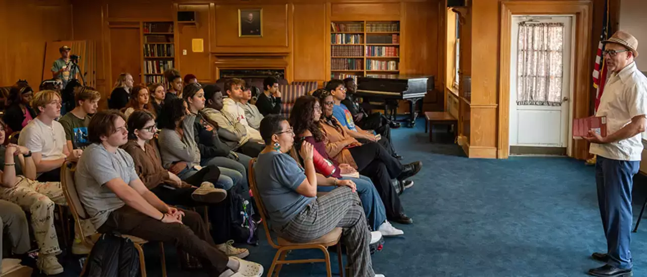 Poetry Workshop with Vice Chancellor Colon