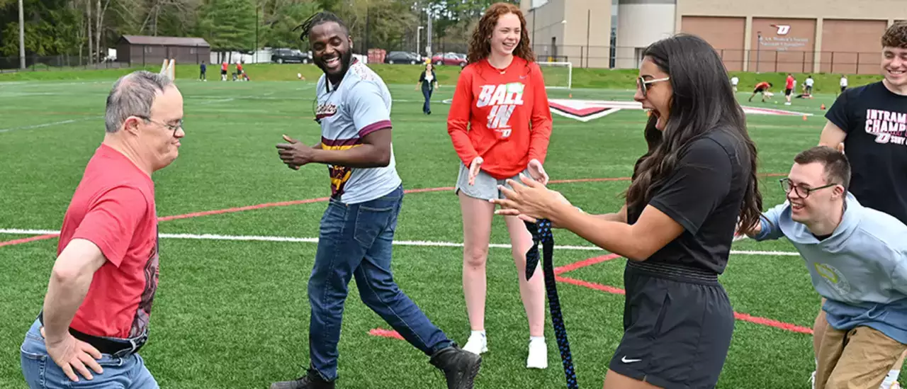 Students Volunteer at Spring EDD Adaptive Sports