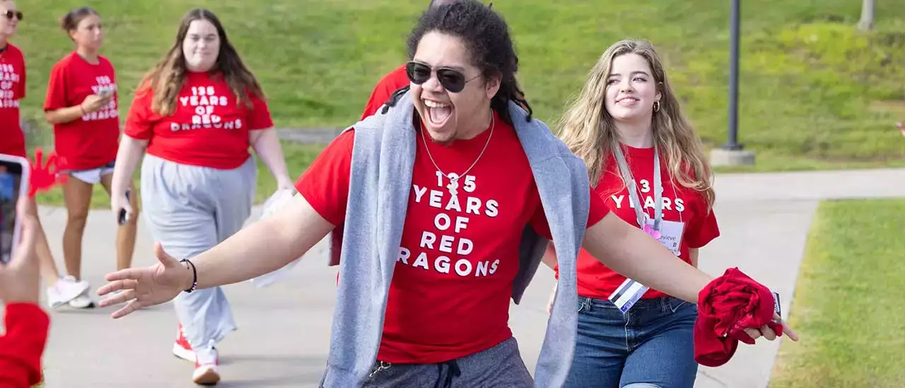 Campus Welcomes New Red Dragons