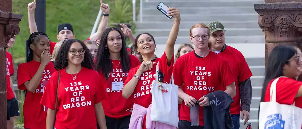 Campus Welcomes New Red Dragons