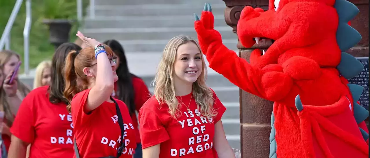 Campus Welcomes New Red Dragons