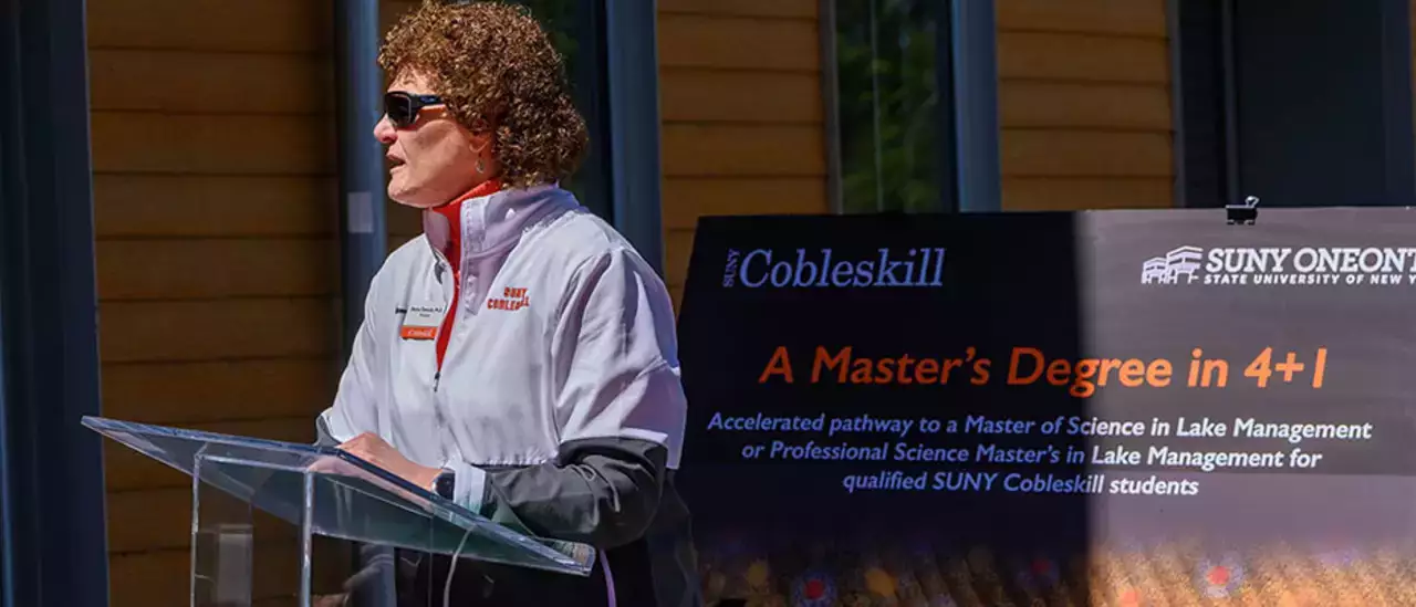 SUNY Oneonta, Cobleskill Launch 4+1 BS-MS Partnership