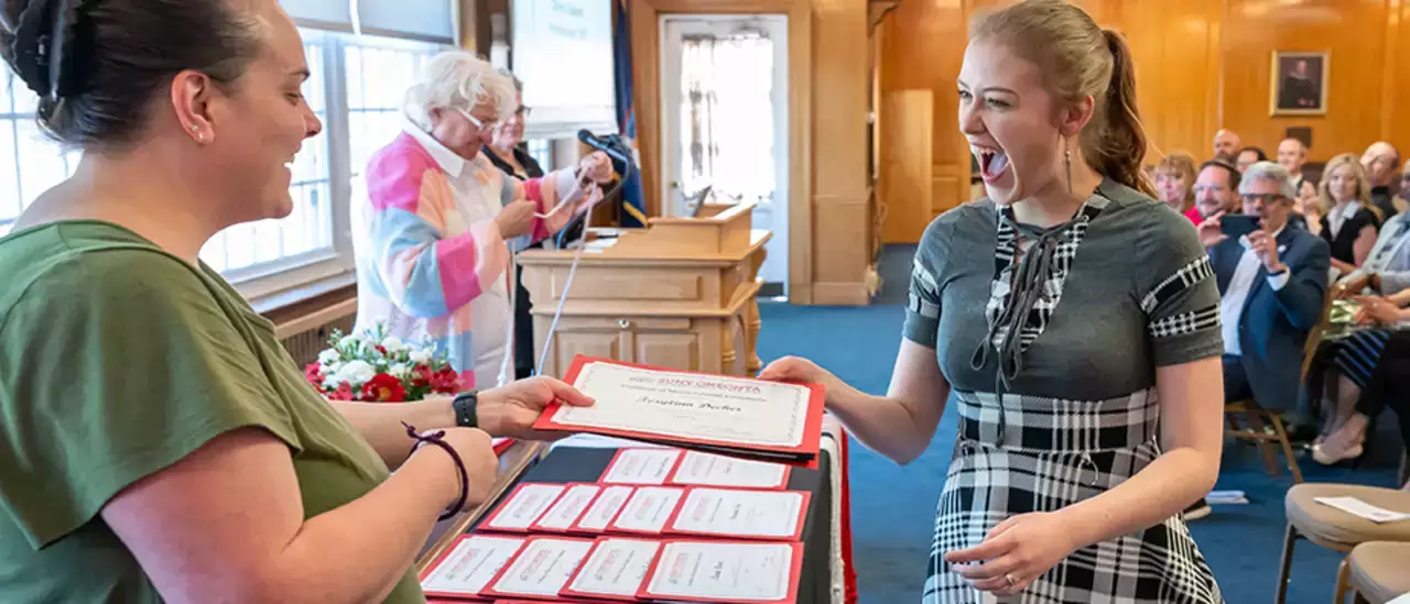 Oneonta Celebrates First DSP Microcredential Class 