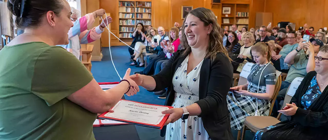 Oneonta Celebrates First DSP Microcredential Class 