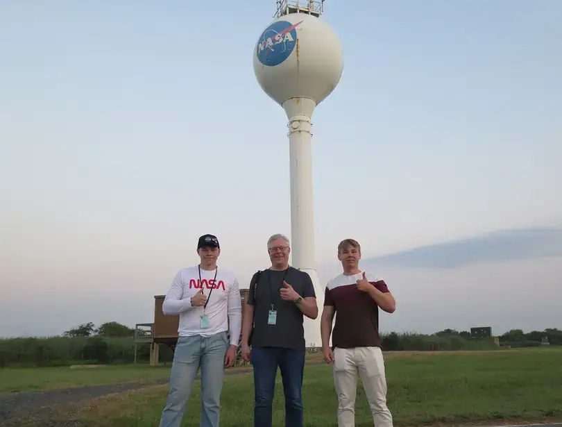 Physics Students Launch Rocket at NASA Facility