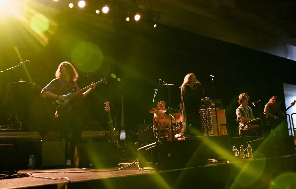 Buffalo Joe and the Hobos perform as the opening act at the 2025 Oh-Fest concert.