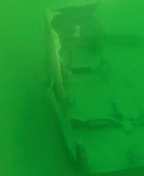 Underwater photo of the Ship Wreck.